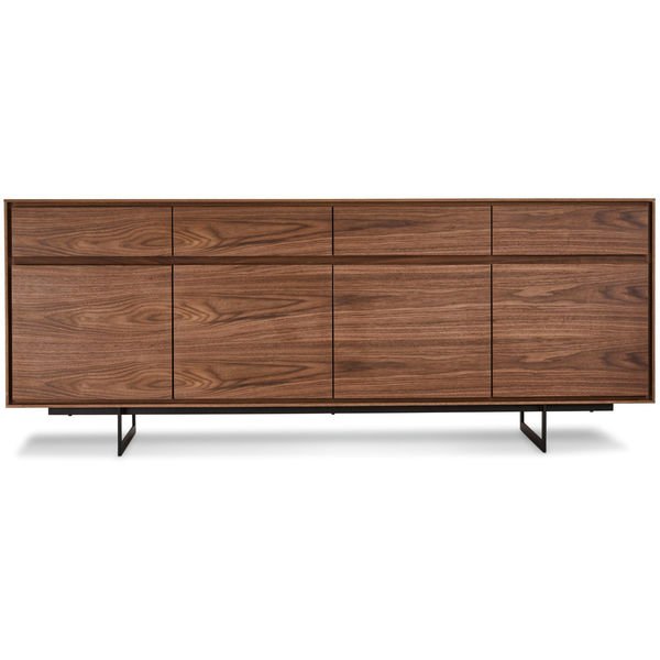 Tokyo Sideboard mit 4 Türen - 205 cm breit - Amerikanische Walnuss - FURNHOUSE